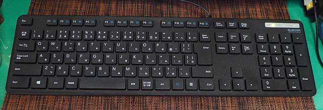 [ELECOM TK-FCM108XBK] マウスとキーボードを有線に戻す