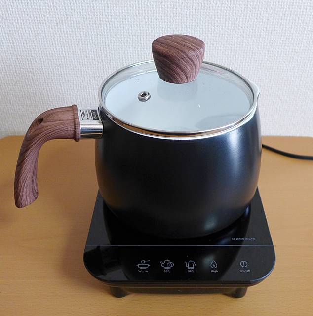 小さなIHクッキッグヒーター・コトルでお湯を沸かしてコーヒーを作ってみる
