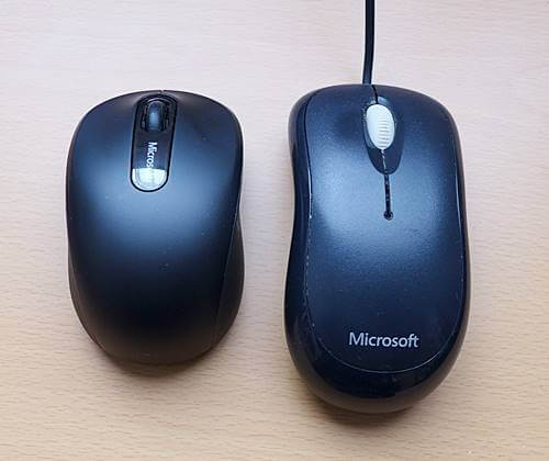 マイクロソフトのマウスは失敗がない。