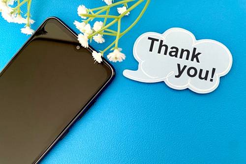 メッセージをお送りいただき、ありがとうございます